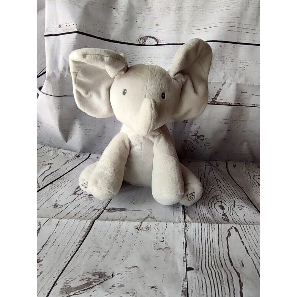 GUND Flappy Elephant Animated 11" Musical Plush Toy Read